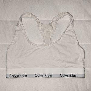 Calvin Klein Modern Cotton Unlined Wireless Bralette White M